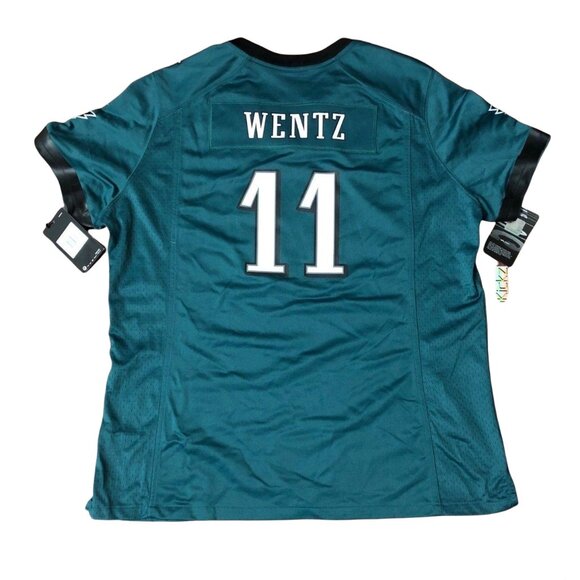 Nike Philadelphia Eagles Superbowl jersey Wentz Womens XL - Picture 4 of 4
